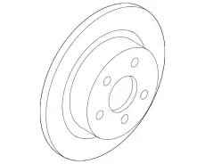 Тормозной диск FORD CV6Z-2C026-B ,
