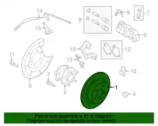 Тормозной диск FORD CV6Z-2C026-B ,