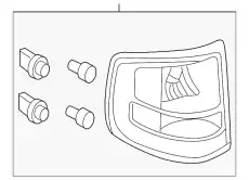 Фонарь задний FORD 8A2Z-13404-A