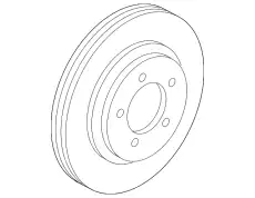 Тормозной диск FORD 6U2Z-1V125-C ,