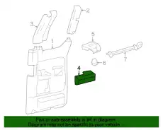 Ручка двери FORD 4L3Z-1824141-DAB