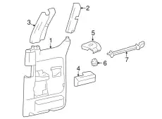 Ручка двери FORD 4L3Z-1824141-DAB