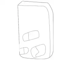 Ручка двери FORD 7C3Z-3626604-APPTM