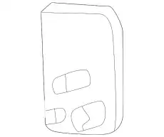 Ручка двери FORD 7C3Z-3626605-APPTM