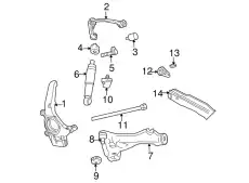 Рычаг подвески FORD 6L3Z-3079-B