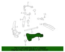 Рычаг подвески FORD 6L3Z-3078-B