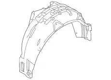 Подкрылок FORD CP9Z-58278B50-A