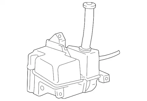 Бачок омывателя YW4Z-17618-AA FORD