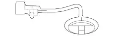 Плафон фонаря AL3Z-15442-B FORD