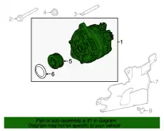 Генератор FORD BR3Z-10346-D