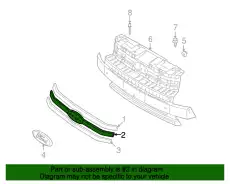 Решетка радиатора FORD 8A8Z-8200-B