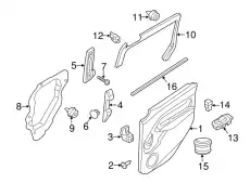 ASH TRAY 8V4Z-5404788-AA FORD