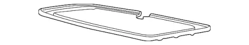 Уплотнитель стекла люка 5S4Z-6152124-AAA FORD