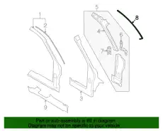 Ручка двери FORD 8S4Z-6351822-A