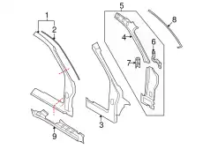 Ручка двери FORD 8S4Z-6351823-A
