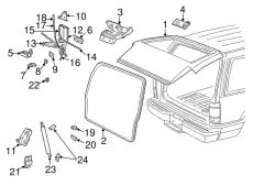 Ручка двери FORD F3TZ-7843400-A