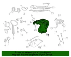 Коллектор впускной YS4Z-9424-CA FORD