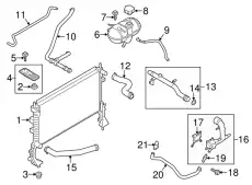 RADIATOR ASY FR3Z-8005-D FORD