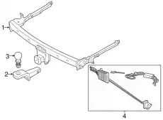 KIT - TRAILER HITCH FT1Z-15A416-A FORD