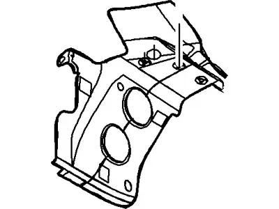 Кронштейн крыла AG1Z-16D118-A FORD