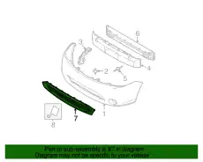 Решетка бампера FORD 9S4Z-17K945-AA