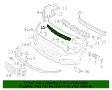 Решетка радиатора FORD FR3Z-17K945-AA