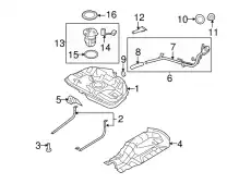 PIPE - FUEL FILLER AE5Z-9034-AF FORD