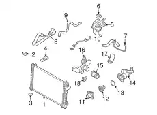 Термостат системы охлаждения FORD 2M2Z-8592-CD