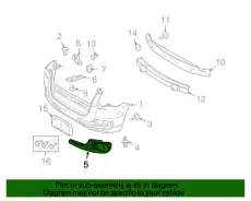 Заглушка бампера 8A2Z-17E811-A FORD