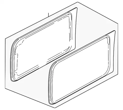 Стекло боковое 9L7Z-7829700-A FORD