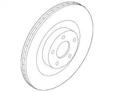 Тормозной диск FORD G1FZ-1125-A ,