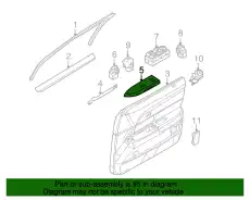 Ручка двери FORD 6W7Z-14527-BA