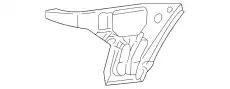 Кронштейн бампера YS4Z-17789-AA FORD