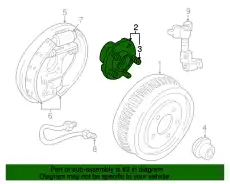 Ступица FORD 3F1Z-1104-DA