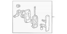 Ручка двери FORD 8C2Z-1526604-AB