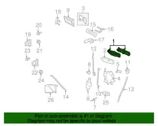 Ручка двери FORD 6W7Z-5422404-DB