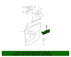 Ручка двери FORD 2L1Z-7824140-AAD