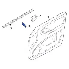 Ручка двери FORD 5L8Z-14528-BAB