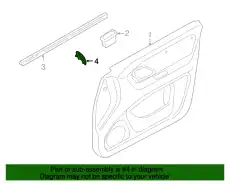 Ручка двери FORD 5L8Z-14528-BAB