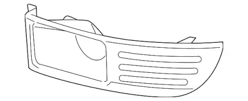Заглушка бампера 8A8Z-17E811-CPTM FORD
