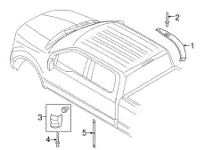 MOULDING FL3Z-1829076-AC FORD