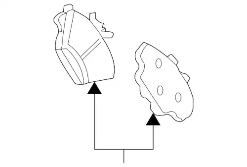 Тормозные колодки дисковые FORD 5U2Z-2V001-D