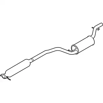 Глушитель 8S4Z-5230-C FORD