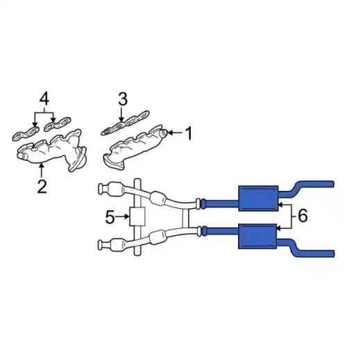 Глушитель 3R3Z-5230-MTL FORD