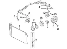 COMPRESSOR ASY 8H6Z-19703-B FORD