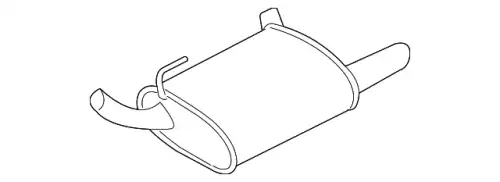 Глушитель 8R3Z-5230-E FORD
