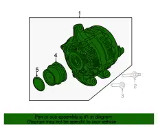 Генератор FORD GB5Z-10346-C