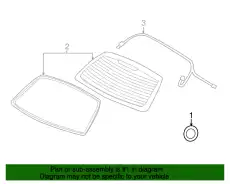 Стекло боковое 1W6Z-7629711-AA FORD