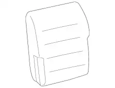 Набивка спинки сиденья переднего 2C3Z-2560136-AAC FORD