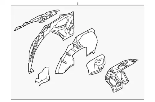 Подкрылок FORD DG1Z-5427790-A